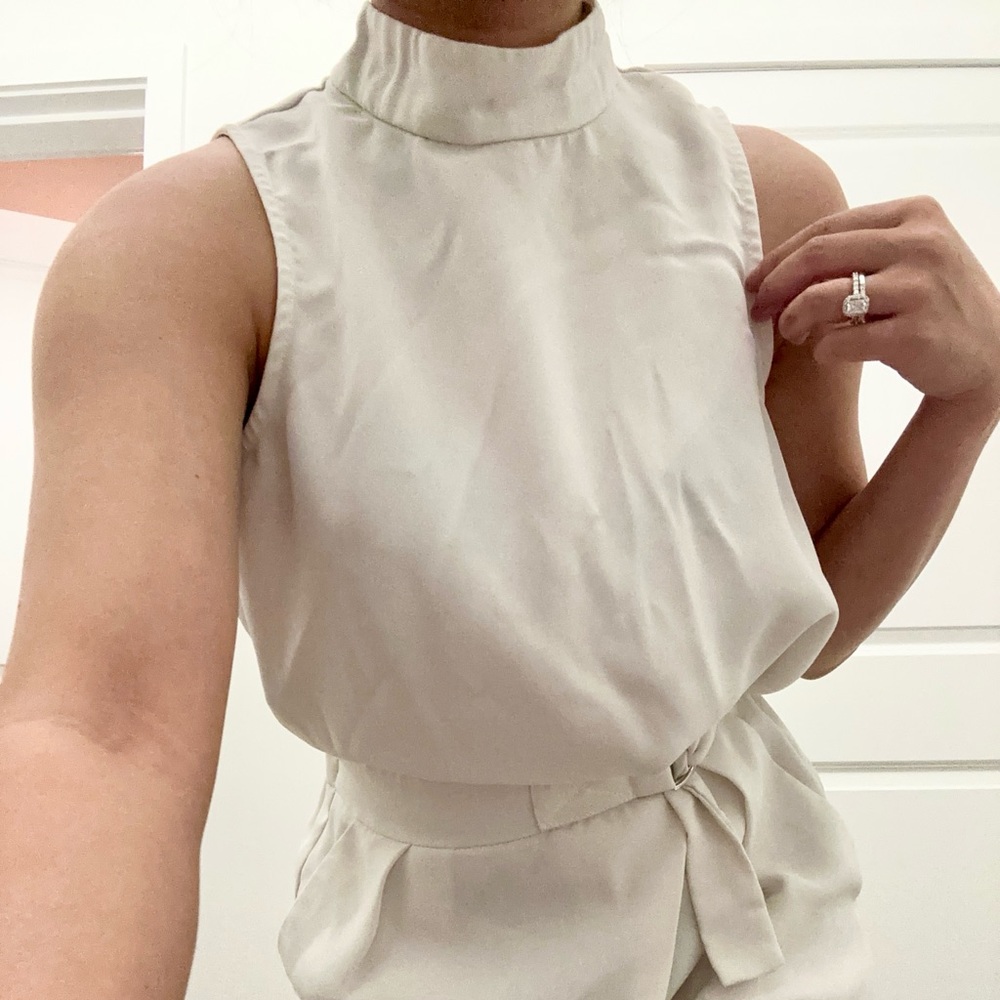 TOPSHOP white Romper Suit